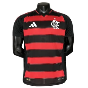 Camisa Flamengo I 25/26 Jogador Masculina - Vermelho e preto