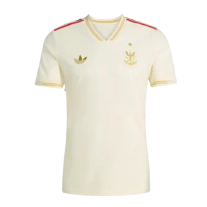 Camisa Flamengo Torcedor III - Temporada 25/26 - Bege