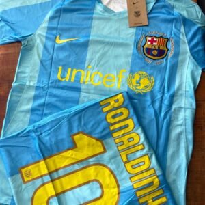 Camisa Retrô 07/08 Barcelona - Ronaldinho