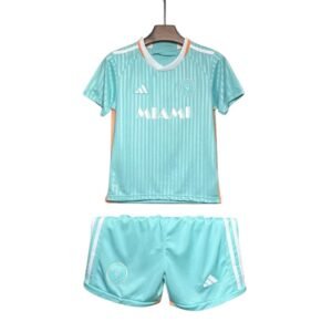 Kit Infantil Inter Miami 24/25 - Verde água