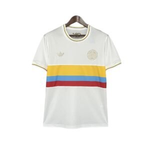Camisa Seleção Colômbia Edição 100° Centenário 24/25 - Torcedor Masculina - Branca