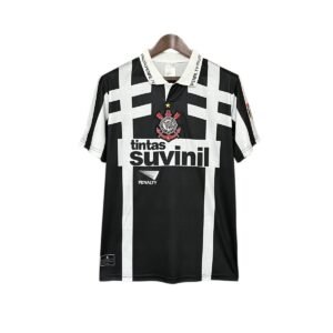 Camisa Retrô Corinthians Preta 1995/96