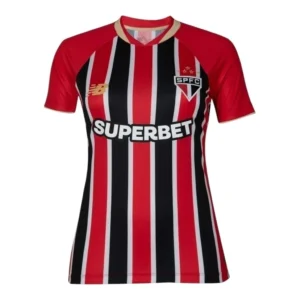 Camisa São Paulo II 25/26 - Torcedor Feminina - Vermelha e preta