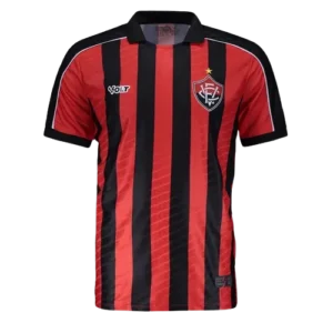 Camisa Vitória I 25/26 Torcedor Masculina - Vermelho e Preto
