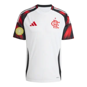 Camisa Flamengo Torcedor II - Temporada 25/26 - Branca + Patch Super Mundial