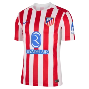 Camisa Atlético de Madrid Home 25/26 Torcedor Masculina - Vermelho e Branco