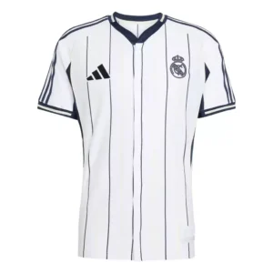 Camisa Real Madrid Baseball 25/26 Torcedor Masculina - Branca