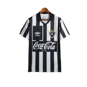 Camisa Botafogo Retrô 1997 Torcedor Masculina - patrocínio da Coca Cola