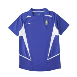 Camisa Brasil II 2002 Retro Masculina - Azul