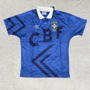 Camisa Brasil Retro Azul