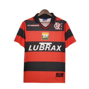 Camisa Flamengo Retrô 1999 Vermelha e Preta