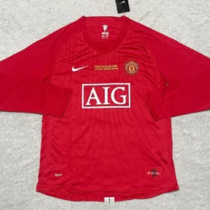 Camisa Manga longa Manchester United Retrô 2007/2008 - Cristiano Ronaldo