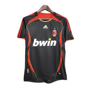 Camisa Retrô AC Milan II 2006 - Masculina - Preta