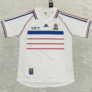 Camisa Retro França Branca 1998