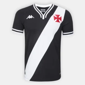 Camisa Vasco da Gama Estilo Retro 1974 Preta