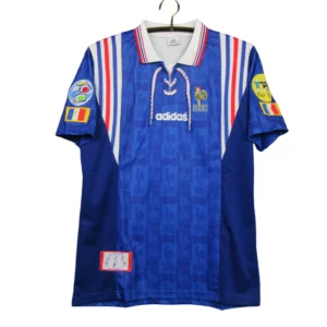 Camisa França Retrô I 1996 Torcedor Masculina - Azul