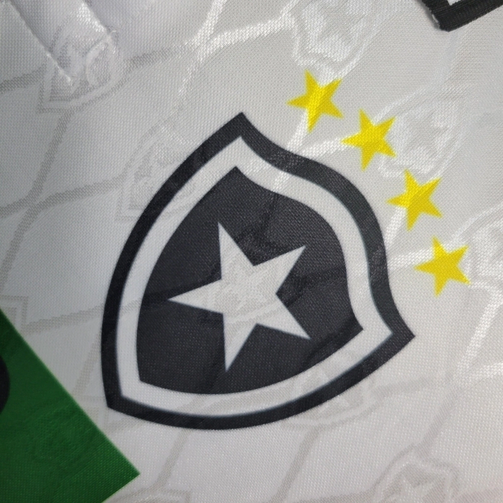 Camisa Botafogo II Retrô 1995 Torcedor Masculina – Branca simbolo