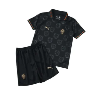 Kit Infantil Portugal Pantera Negra  25/26 - Preta